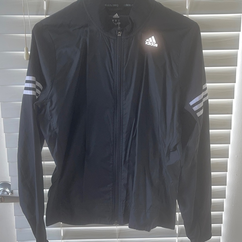 Adidas Women Black Running Jacket Small